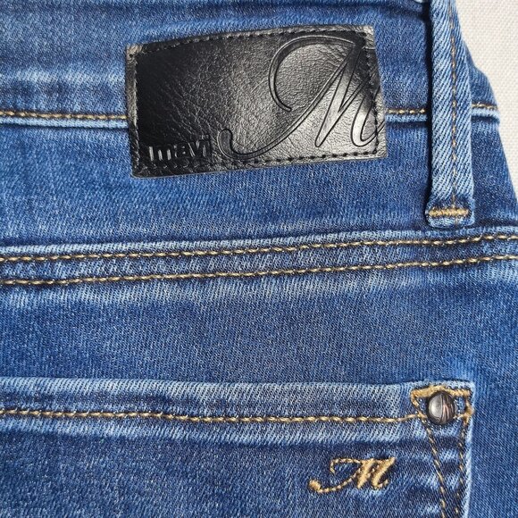 Mavi Jeans classic style ankle women's size 28/29 denim blue, stretch - Picture 5 of 13